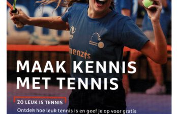 Maak kennis met tennis voorzijde folder