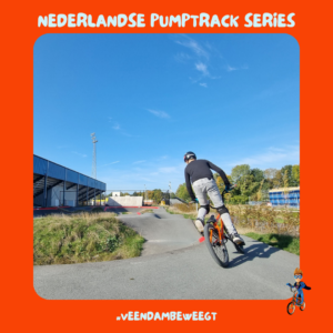BMX op de pumptrack in Veendam