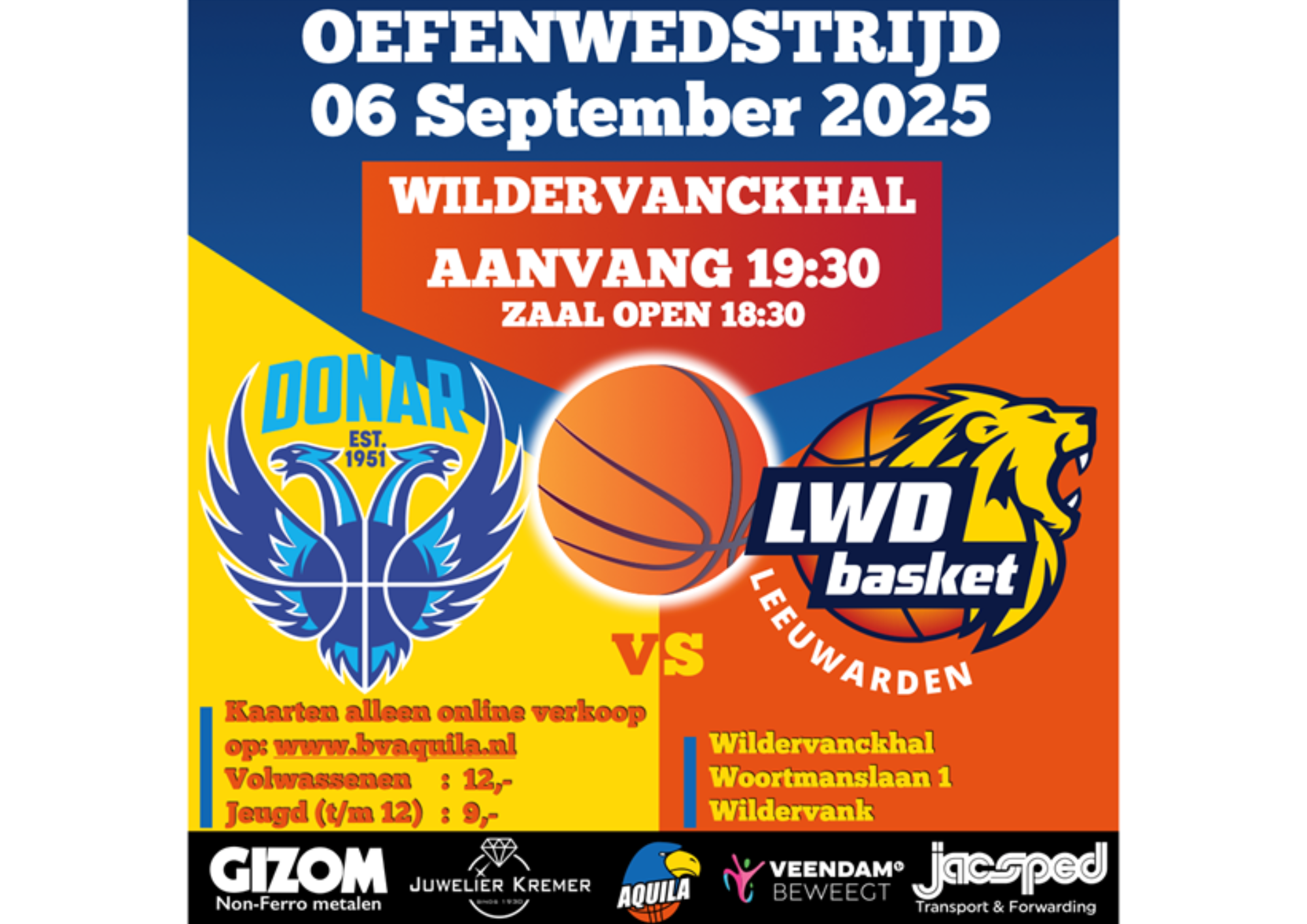Poster Aquila in de Wildervanckhal