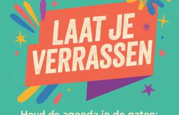 Poster met de tekst 